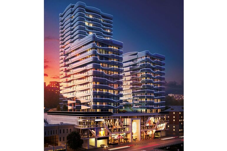 Modern residential development
